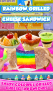 Rainbow Grilled Cheese Sandwich Maker! DIY cooking screenshot 8