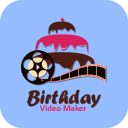 Birthday Video Maker Icon