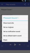 Pheasant sounds screenshot 0