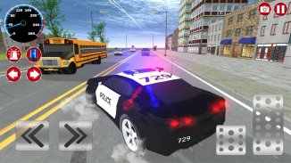 3D รถตำรวจและเกมจำลองรถ screenshot 2