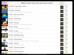 Apprenez l'espagnol en vidéo Pro screenshot 9
