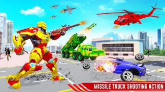 Missile Truck Dino Robot Car screenshot 1