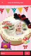 Name Photo on Birthday Cake screenshot 0