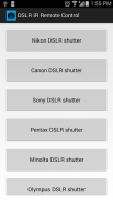 DSLR IR Remote Control screenshot 1