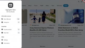 Aggregator News - RSS Reader screenshot 3