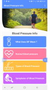 Blood Pressure - BP INFO screenshot 1