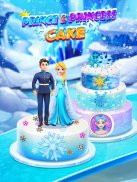 Icy Princess & Prince Cake screenshot 0