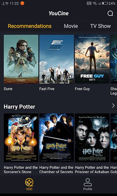 Baixe agora YouCine! Plataforma de streaming gratuita para filmes