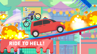 Scary Wheels: Funny Racing screenshot 1