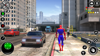 Spider Robot Hero Car Games screenshot 2