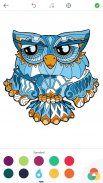 Owl Coloring Pages for Adults screenshot 1