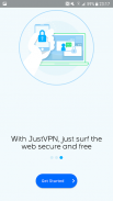 JustVPN - निःशुल्क असीमित VPN और प्रॉक्सी screenshot 5