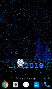 💥🎄❄️3D New Year 2018 LWP free screenshot 3