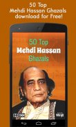 50 Top Mehdi Hassan Ghazals screenshot 0