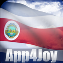 Costa Rica Flag Live Wallpaper Icon