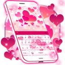 لوحة المفاتيح الحب الوردي Icon
