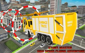 City Garbage Truck Flying Robot-Trash Truck Robot screenshot 11