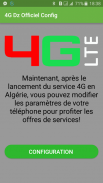 4G Dz configuration officiel screenshot 0