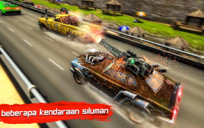 Game Menembak Balap Mobil Kematian Gila screenshot 0