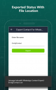 Export Contacts For WhatsApp screenshot 12