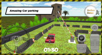 3D Roadster Auto Parkplatz screenshot 2