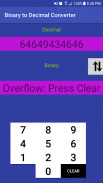 Binary to Decimal Converter screenshot 1