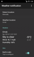 Notificación del clima screenshot 4