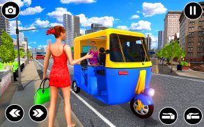 Rickshaw Driving Tuk Tuk Game screenshot 5