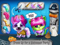 Kiki & Fifi Halloween Salon - Scary Pet Makeover screenshot 5
