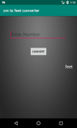 cm to feet converter screenshot 0