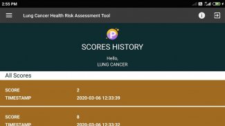 Lung Cancer Risk Assessment Tool screenshot 6