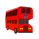 Lal Bus Icon