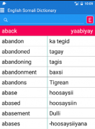 English Somali Dictionary screenshot 3