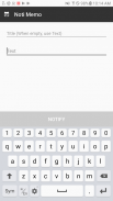 Notification Bar Memo screenshot 2
