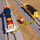 Chained Trains - Impossible Tracks 3D Icon