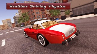 Retro car driving school screenshot 4