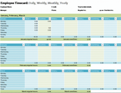 Employees Payroll Templates screenshot 10