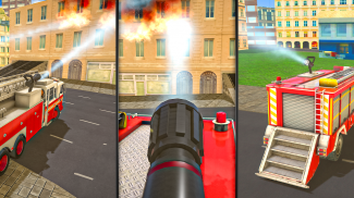 Flying Fire Truck Driving Sim screenshot 6