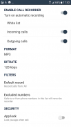 Full call recorder Automatic - Both Side recording screenshot 3