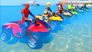 Quads Superheroes Stunts Racing screenshot 6