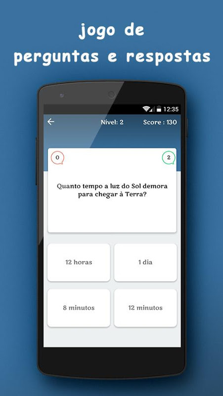 Quiz Perguntas Aleatórias - Teste de Inteligência APK pour Android