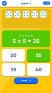 Multiplication Table Math IQ screenshot 2