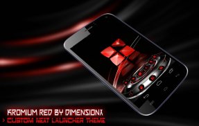 Kromium Red Theme icon pack screenshot 7
