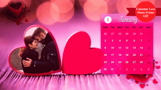 Love GIF Calender Photo Frames screenshot 0