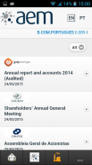 AEM - Portuguese Issuers screenshot 2