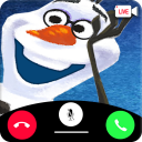 video call, chat simulator and game for snowman