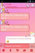 GO SMS Pro Valentine Day Amor screenshot 1