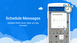 Pesan SMS - Messenger Emoji screenshot 3