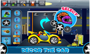rửa xe & sửa chữa salon: trò chơi trẻ em xe cơ khí screenshot 4