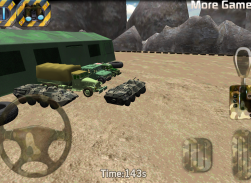Armée parking 3D - Parking jeu screenshot 3